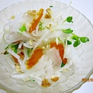 お正月の箸休め　杏子サラダ